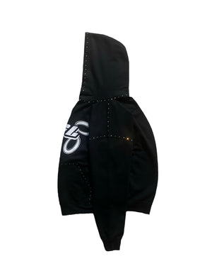 Starlife Black Studded Hoodie “Black Widow”