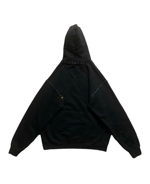 Starlife Black Studded Hoodie “Black Widow”