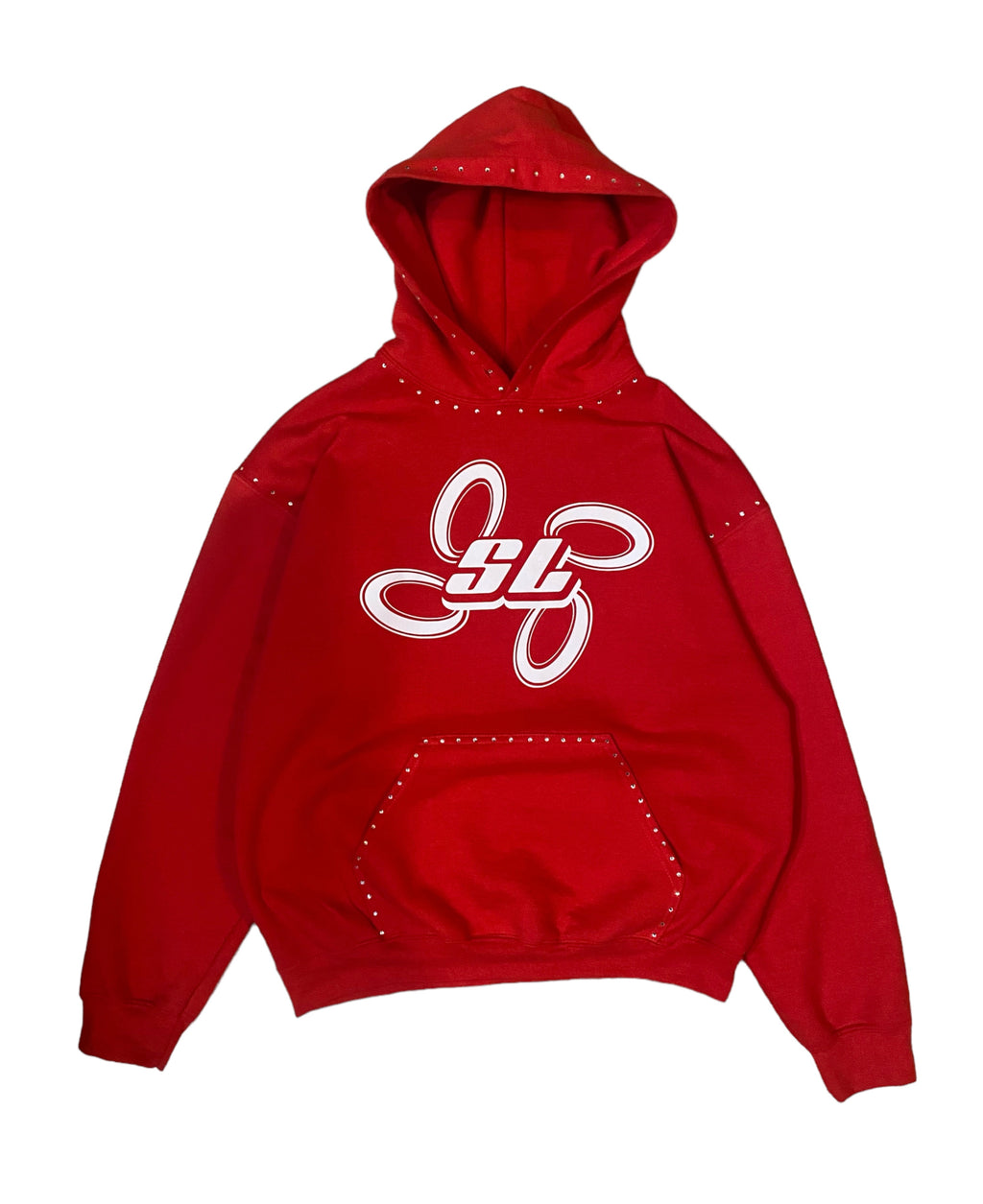 Starlife Red Studded Hoodie “Red Rocket”