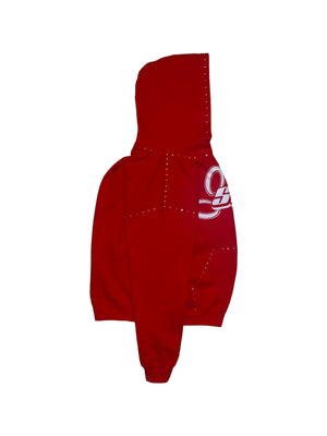 Starlife Red Studded Hoodie “Red Rocket”